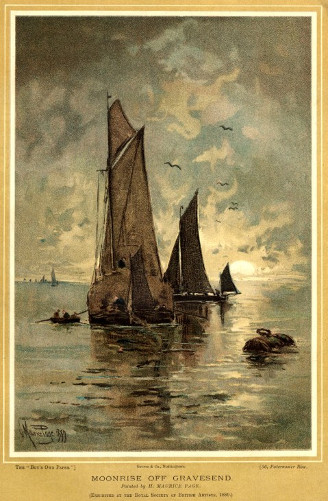 Moonrise off Gravesend 72dpi