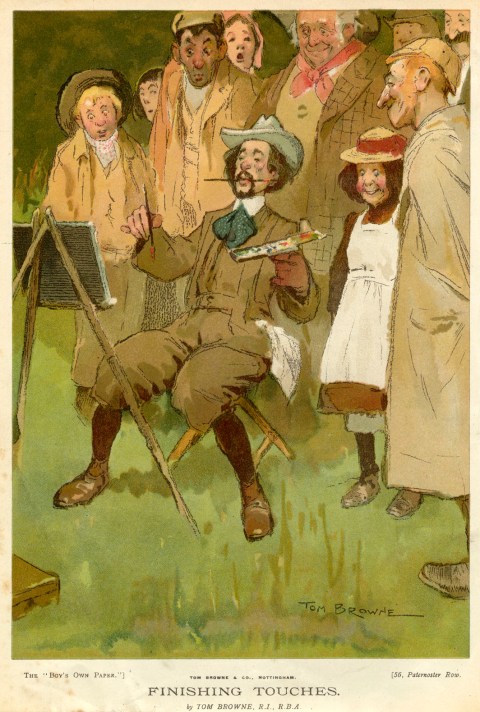 Tom Browne chromo lithograph full 72dpi