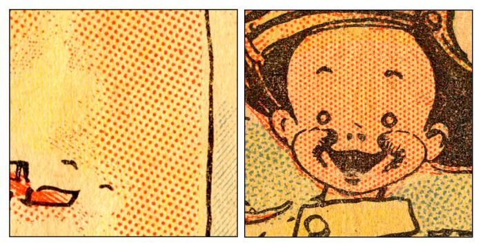 Twofer two red dot patterns