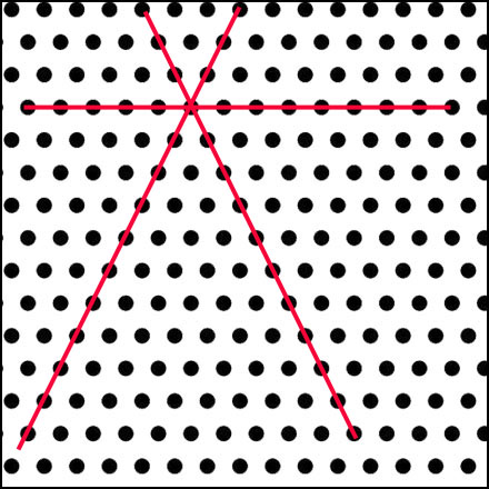 Offset dots black_w red lines