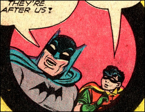 Batman and Robin, 1941 style. Contains Craftint.